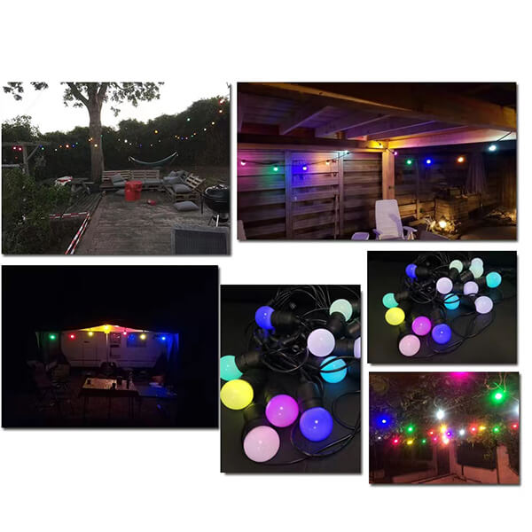 Lights G40 Holiday Wedding wellinlighting Fairy - Party WTYN178 Christmas Decoration String